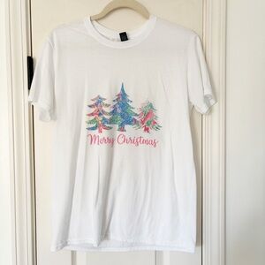 Custom Lilly Pulitzer Merry Christmas Tee medium